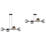  Brilagi - Visilica na sajli 4xE27/60W/230V crna/dimljeno-siva | Eponuda.com