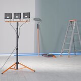  LED reflektor sa stalkom 3xLED/100W/230V 4500K IP65 crna/narandžasta Slike