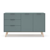 Marckeric Zelena niska komoda 140x81 cm Pisco - Cijene