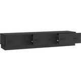 TV ormar s ladicama Crna 147 x 34,5 x 27 cm Konstruirano drvo | shoptok.hr