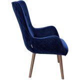 Playboy FOTELJ Z OPORO ZA GLAVO, modra tekstil | Shoptok.si