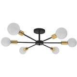 Toolight stropna svjetiljka pauk 6 crno zlato APP501-6C | shoptok.hr