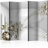 Artgeist PARAVAN 225/172/3 cm siva, zlate barve Slike
