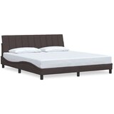  Posteljni okvir brez vzmetnice temno rjav 180x200 cm blago, (21670806) | Shoptok.si