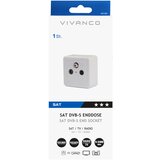 Vivanco SAT Antennen Enddose 44184 STO AP/UP S1 DVB-C / BK / CATV Cene