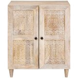 vidaXL Ormarić / Komoda Bijelo 60 x 33 x 75 cm masivno drvo manga | shoptok.hr