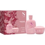 ALFAPARF MILANO Semi di Lino Moisture Kit set za zelo suhe lase Cene