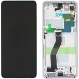 Samsung Dodirno staklo i LCD zaslon za Galaxy S21 Ultra 5G / SM-G998, originalno, srebrno | shoptok.hr