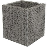  Gabionska sadilica od pocinčanog čelika 90 x 90 x 100 cm | shoptok.hr