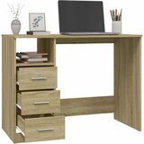  Radni stol boja sonome hrasta 102x50x76 cm konstruirano drvo | Eponuda.com