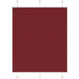 vidaXL Plisirana žaluzija Bordeaux Red 110x150 cm Širina tkanine | Shoptok.si