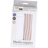 Bubaba by FreeON tetra pelena muslin 2/1 prugice pink 70x70 cm pink | shoptok.hr