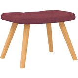  Stolica za ljuljanje s osloncem za noge boja vina od tkanine | shoptok.hr