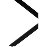 Light & Living Crni okrugli blagovaonski stol s pločom stola od bagrema ø 140 cm Yellov – | shoptok.hr