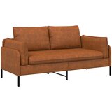 SOFA za dvije osobe Smeđa 188 x 81 x 89 cm Umjetna koža | shoptok.hr