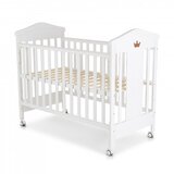 Jungle Baby Jungle Drveni krevetac ROYAL, Beli Cene