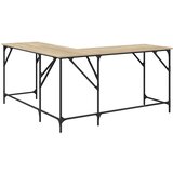  Radni stol boja hrasta sonome 149x149x75 cm konstruirano drvo | shoptok.hr
