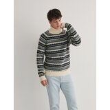 Reserved puli z vzorcem - kaki | Shoptok.si