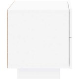  Noćni ormarić s LED svjetlima bijeli 70 x 36 x 40,5 cm | Eponuda.com