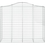 Lučne gabionske košare 10kom 200x50x160/180cm pocinčano željezo | shoptok.hr