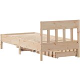 vidaXL Okvir kreveta bez madraca 100x200 cm konstruirano drvo | shoptok.hr