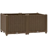 vidaXL povišena gredica 80 x 40 x 38 cm od polipropilena Cijene