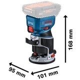 Bosch 06016C2001 GKF 18V-8 Akumulatorska glodalica SOLO + L-BOXX 136 kofer | Eponuda.com