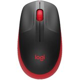 Logitech M190 brezžična optična rdeča miška | Shoptok.si