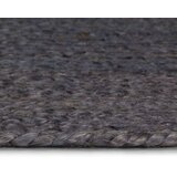 vidaXL Preproga iz jute okrogla ročno delo 240 cm temno siva | Shoptok.si