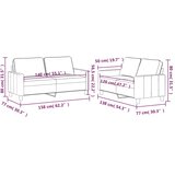  2-dijelni set sofa s jastucima tamnosivi baršunasti | shoptok.hr
