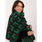 Wool Fashion Italia Scarf-AT-SZ-23158.32-black-green | Shoptok.si