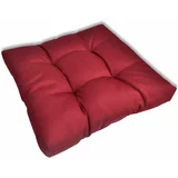  Tapecirani jastuk za sjedalo 60 x 60 x 10 cm boja crvenog vina