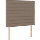  Okvir za krevet s uzglavljem smeđesivi 100x200 cm od tkanine | shoptok.hr