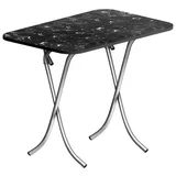 AL10027CM sto višenamenski sklopivi tekstura crni mermer 60X90CM