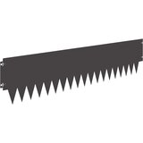 vidaXL Robovi trave 20 pcs 103 x 25 cm jeklo Črna, (5000301736) Cene