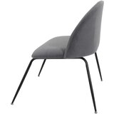 MID.YOU Stol Velvo, Siva | Shoptok.si