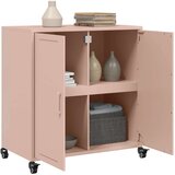 vidaXL Komoda ružičasta 68,5x39x72 cm hladno valjani čelik | shoptok.hr