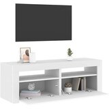 TV ormarić s LED svjetlima bijeli 120 x 35 x 40 cm | Eponuda.com