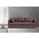 Scandic Temno rjava sedežna garnitura iz umetnega usnja 225 cm Hamburg – | Shoptok.si