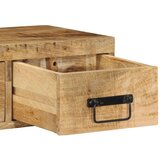 vidaXL Stenska TV omarica 60x30x19 cm trden robusten mangov les | Shoptok.si