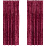  Baršunaste zavjese 2 pcs boja crnog vina 245 x 140 cm Baršun | shoptok.hr