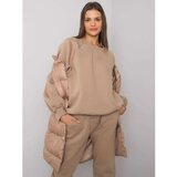 Fashion Hunters Dark beige three-piece set with a Minneola vest Cijene