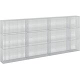  Gabion s žicom debljine 3,5 mm i mrežom 5x2,5 cm 350x30x150 cm | shoptok.hr