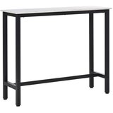  Barski stol u mramornom izgledu čelični okvir nivelirajuće noge 120x40x100 cm bijela/crna Cijene