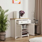 MID.YOU Komoda Balusa L, Bela, Barva Hrasta | Shoptok.si
