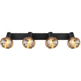 Globo 54309-4B - Stropno spot svetlo TOKKI 4xE14/40W/230V crno | Eponuda.com