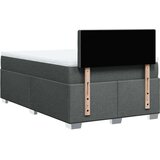 vidaXL Box spring postelja z vzmetnico temno siva 120x190 cm blago, (21308954) | Shoptok.si