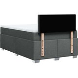 vidaXL Krevet box spring s madracem tamnosivi 120 x 190 cm tkanina | shoptok.hr