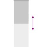 vidaXL Rolo zavjesa Blackout svijetlo siva 80x210 cm Širina tkanine | shoptok.hr