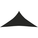 vidaXL Senčno jadro 160 g/m² črno 4x4x4 m HDPE, (20729187) Cene